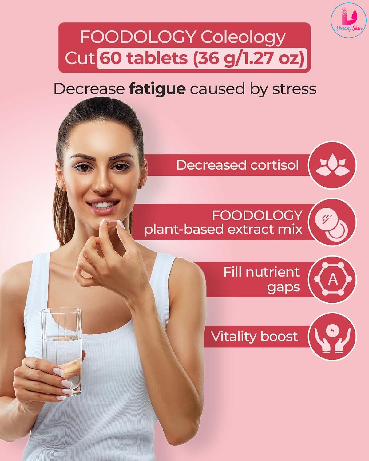 FOODOLOGY Coleology Cut Diet Care 600mg X 60 Tab (36g)